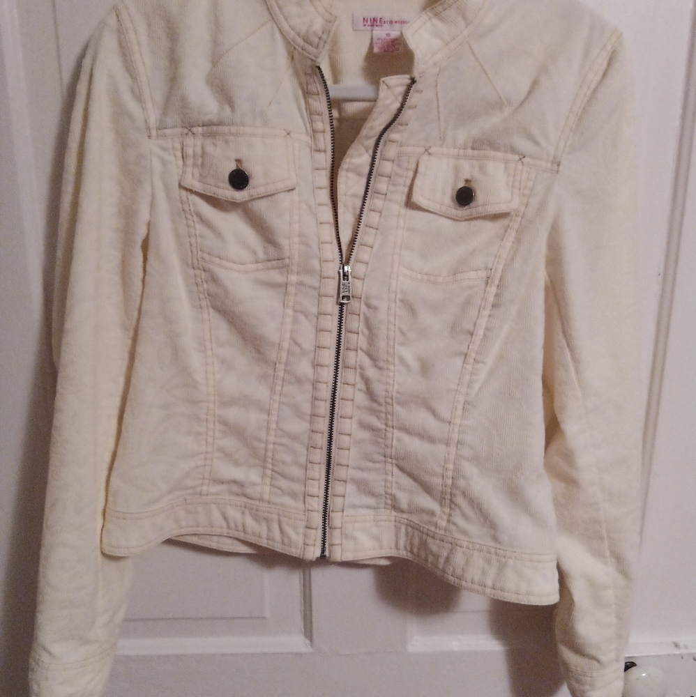 Nine west white jacket